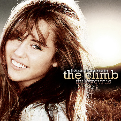 "The Climb" by Miley Cyrus album cover