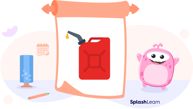 Use of gallons in measuring gasoline Use of gallons in measuring gasoline